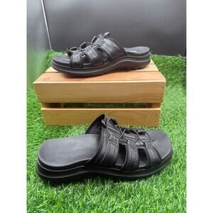 Skechers-Black-Slide Sandals- Size Aprox 6W